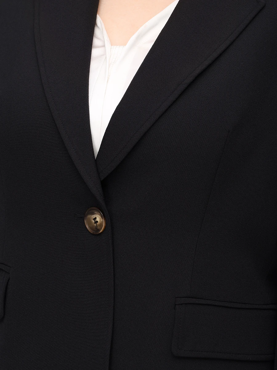 Жакет однотонный