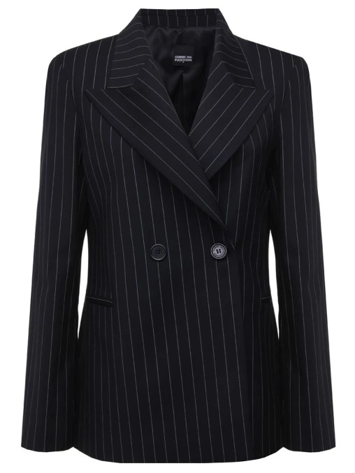 Пиджак в полоску COMME DES FUCKDOWN