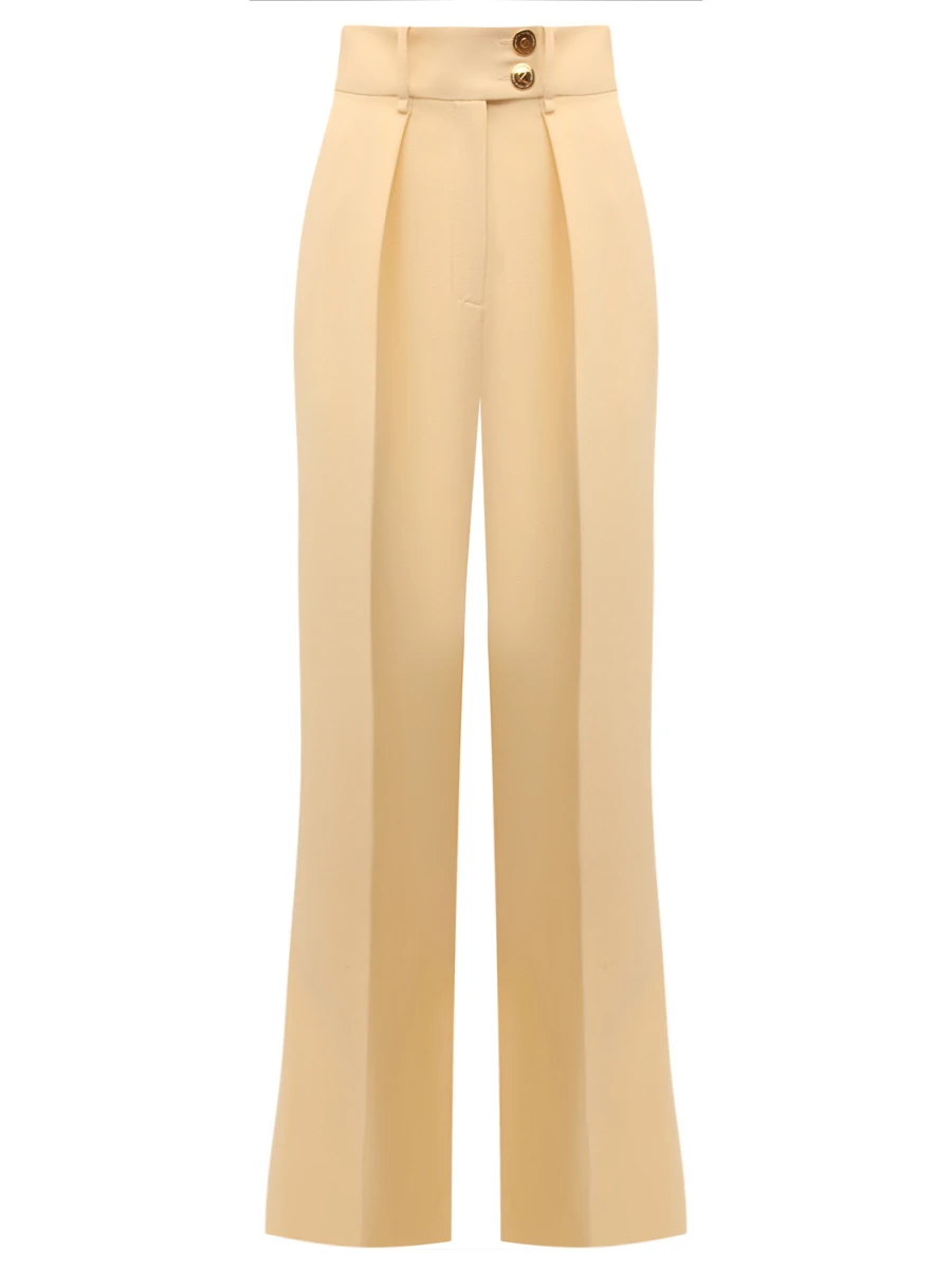 Брюки однотонные