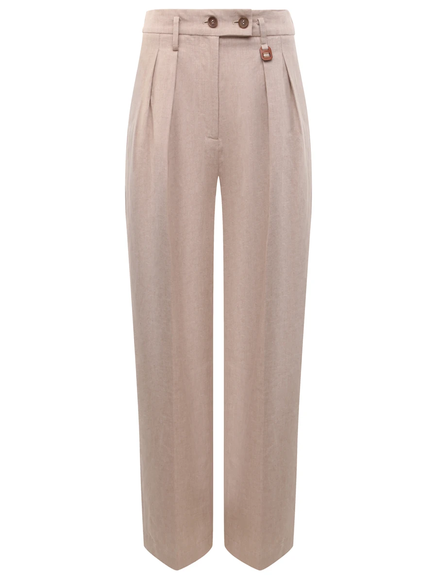 Брюки однотонные