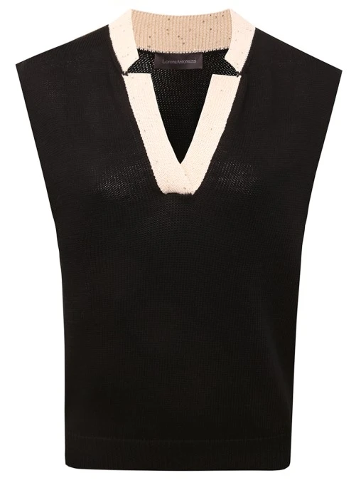 Жилет хлопковый LORENA ANTONIAZZI