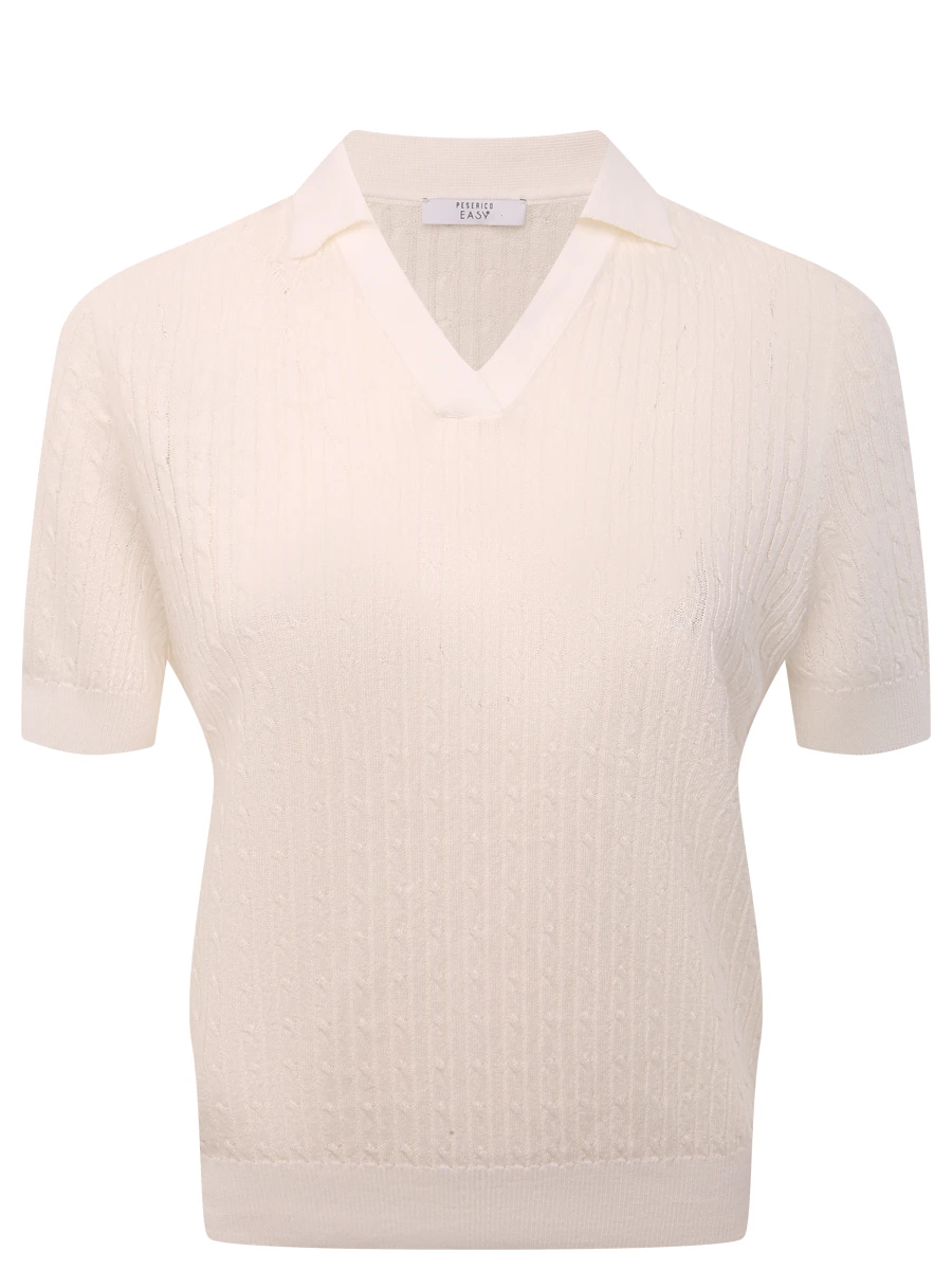 Поло из хлопка и льна