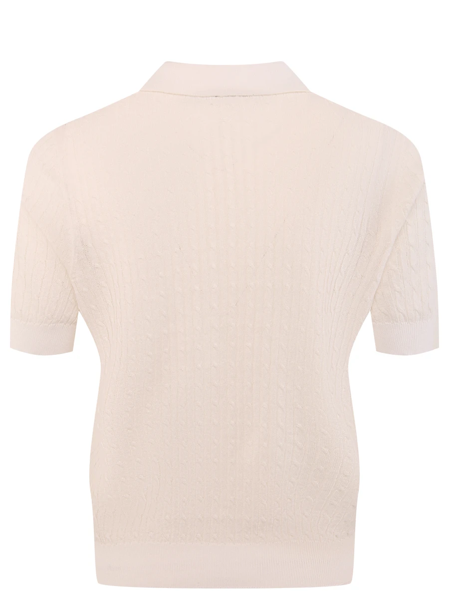 Поло из хлопка и льна