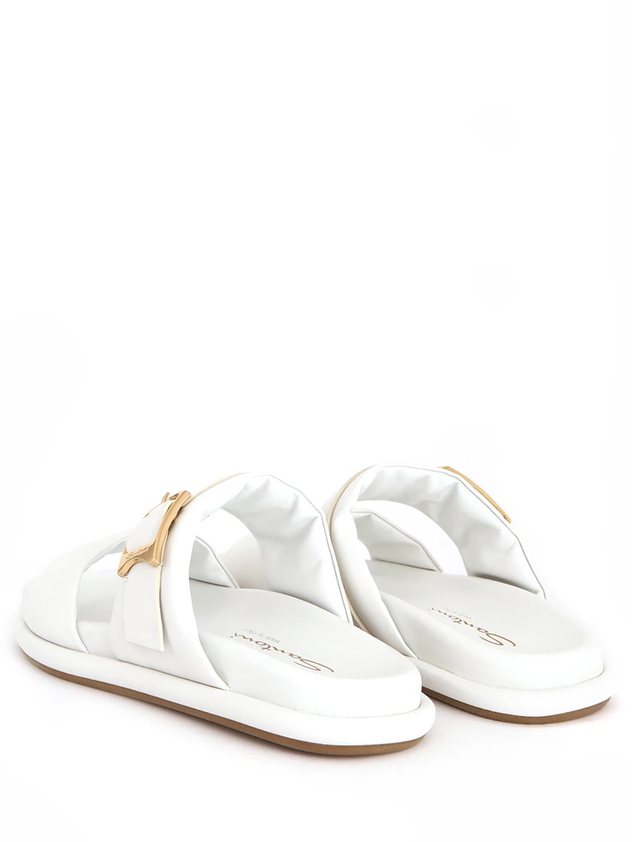 Шлепанцы кожаные