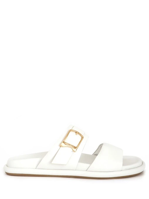 Шлепанцы кожаные SANTONI