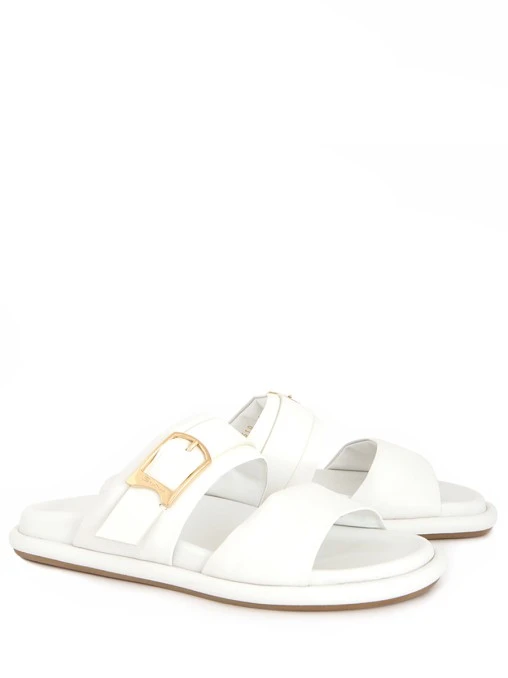 Шлепанцы кожаные SANTONI