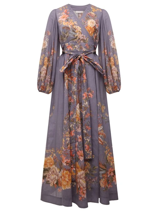 Платье хлопковое ZIMMERMANN