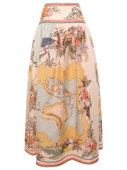 Юбка льняная ZIMMERMANN