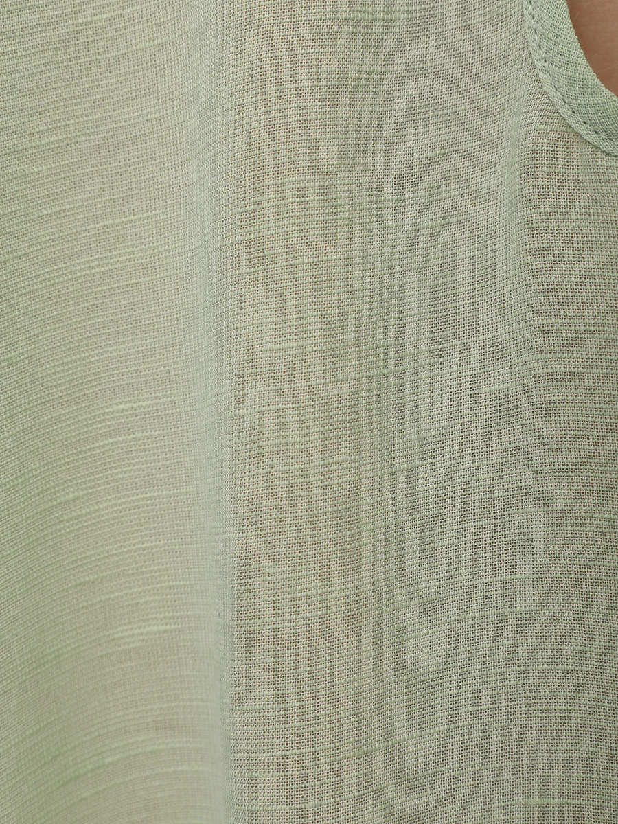 Платье из вискозы и льна