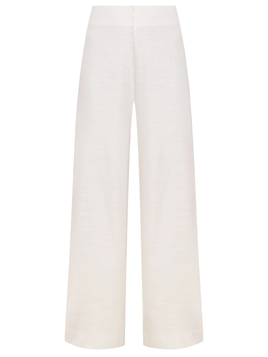 Брюки изо льна и вискозы