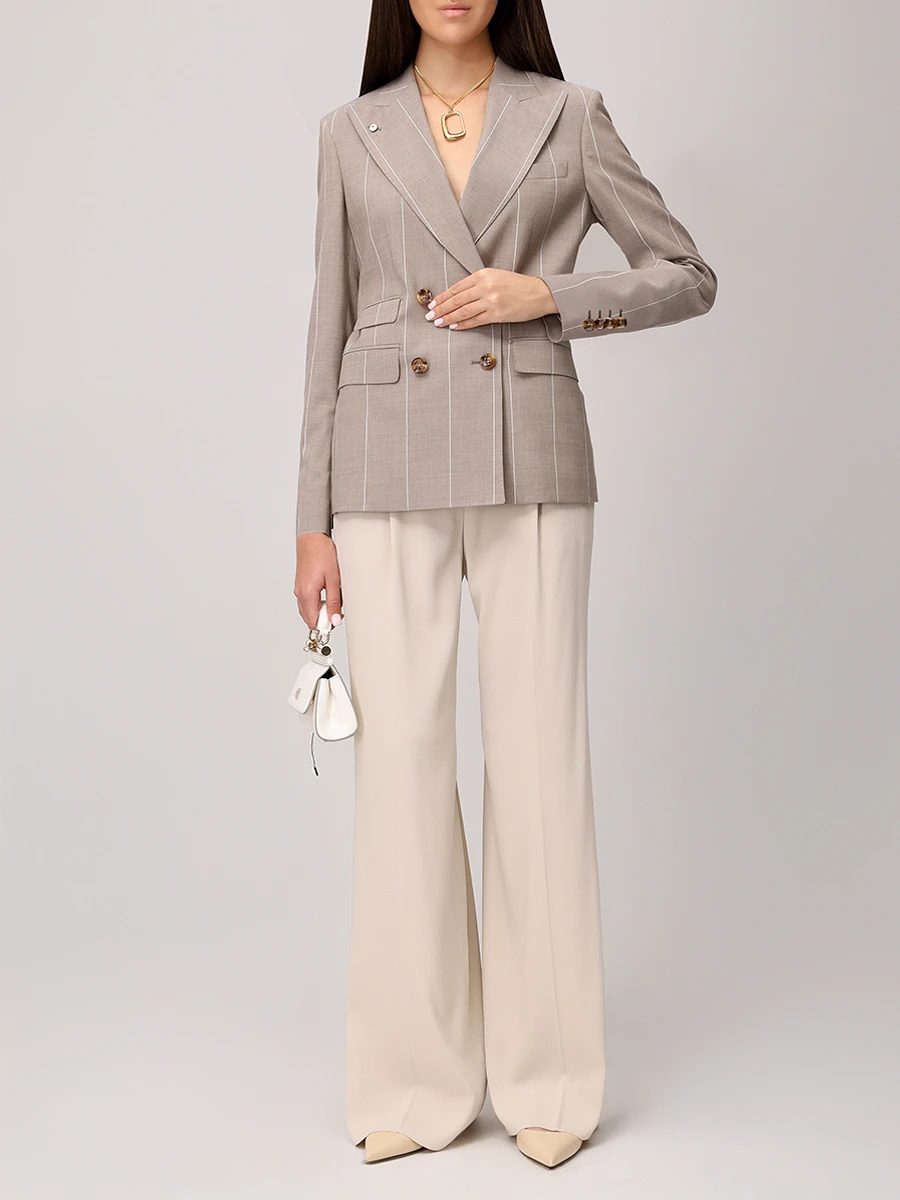 Пиджак из лиоцелла и шерсти