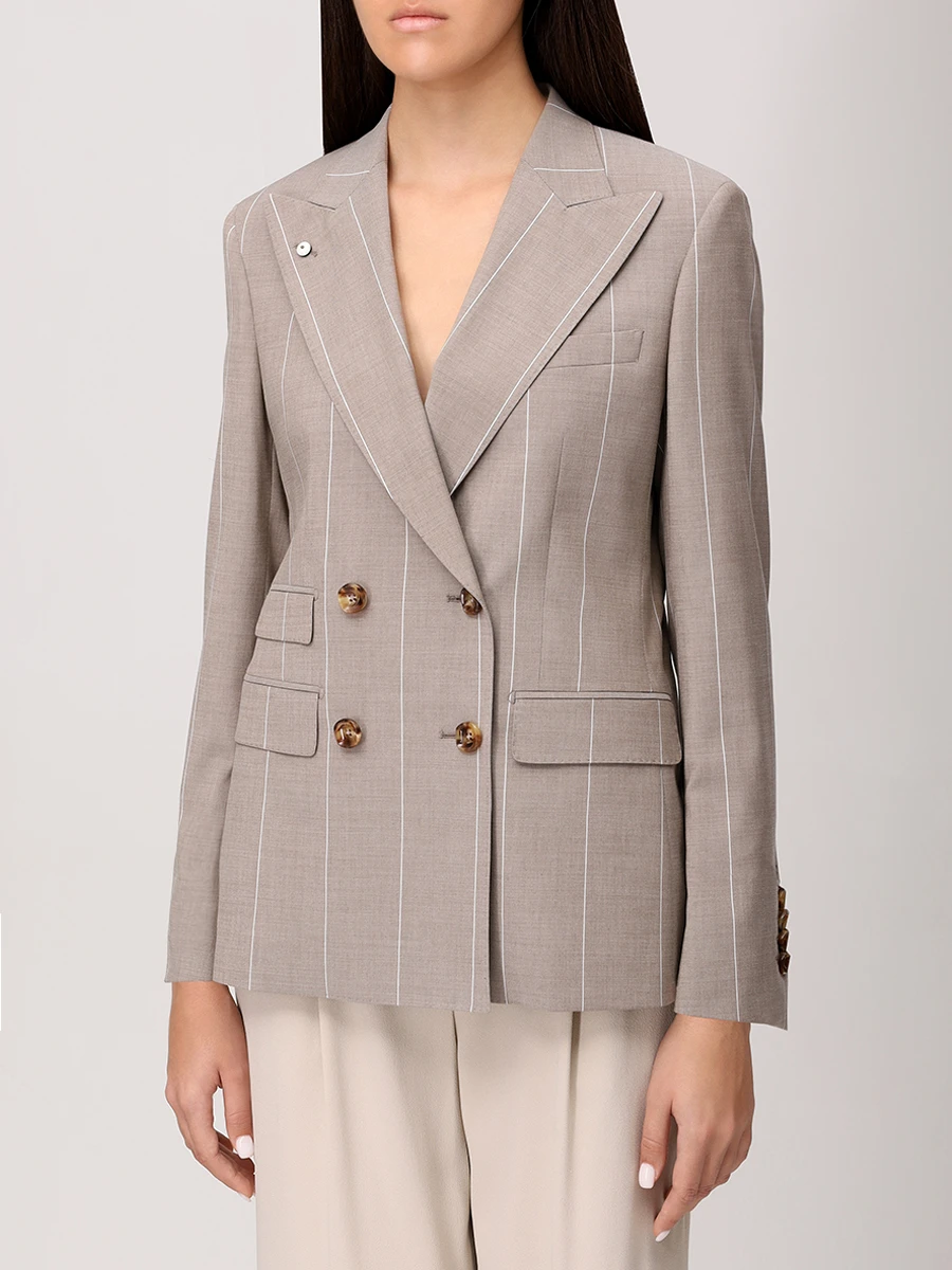 Пиджак из лиоцелла и шерсти