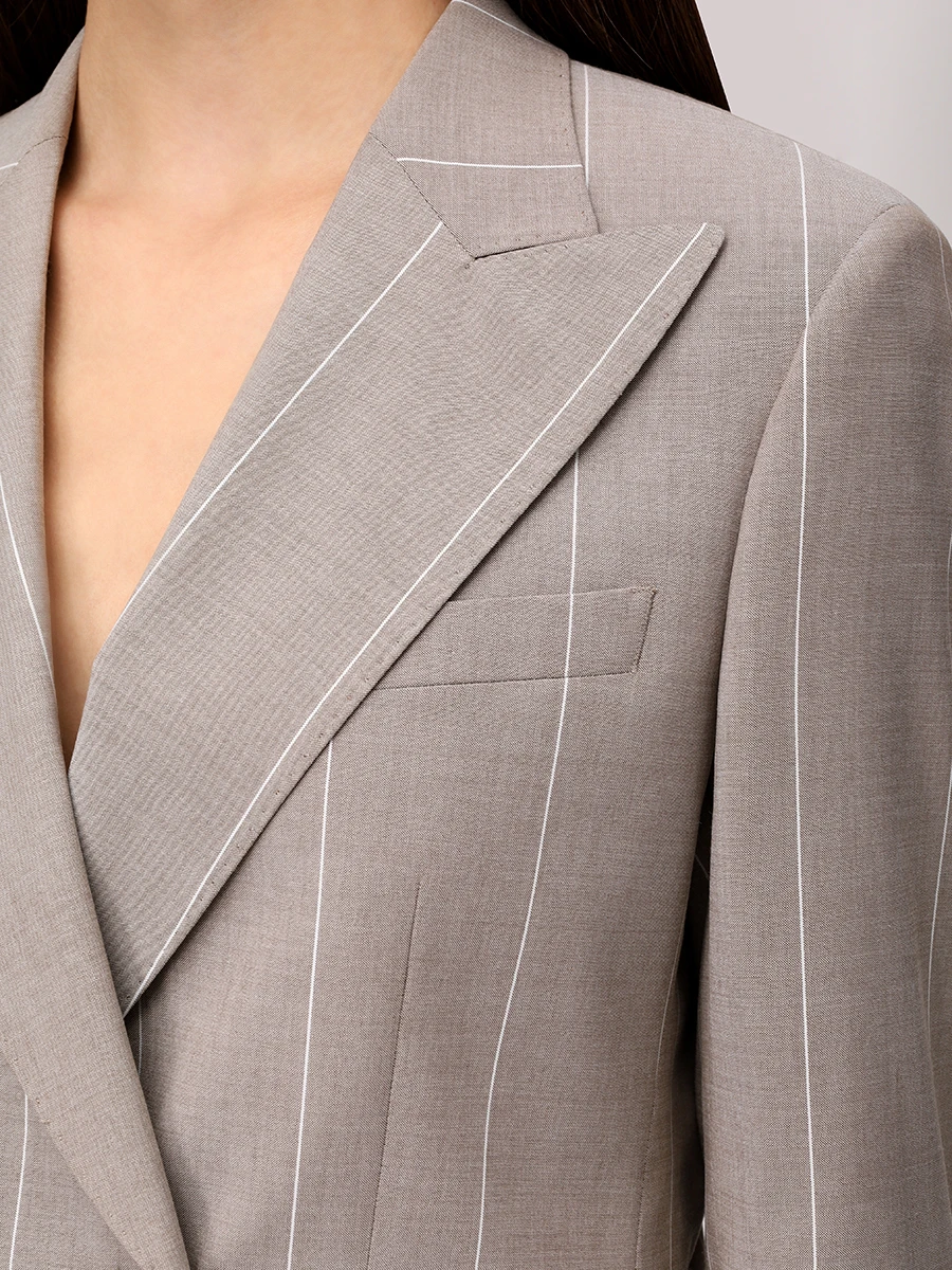 Пиджак из лиоцелла и шерсти