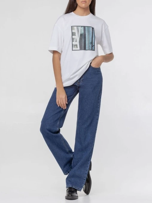 Футболка хлопковая Небоскреб IRKE