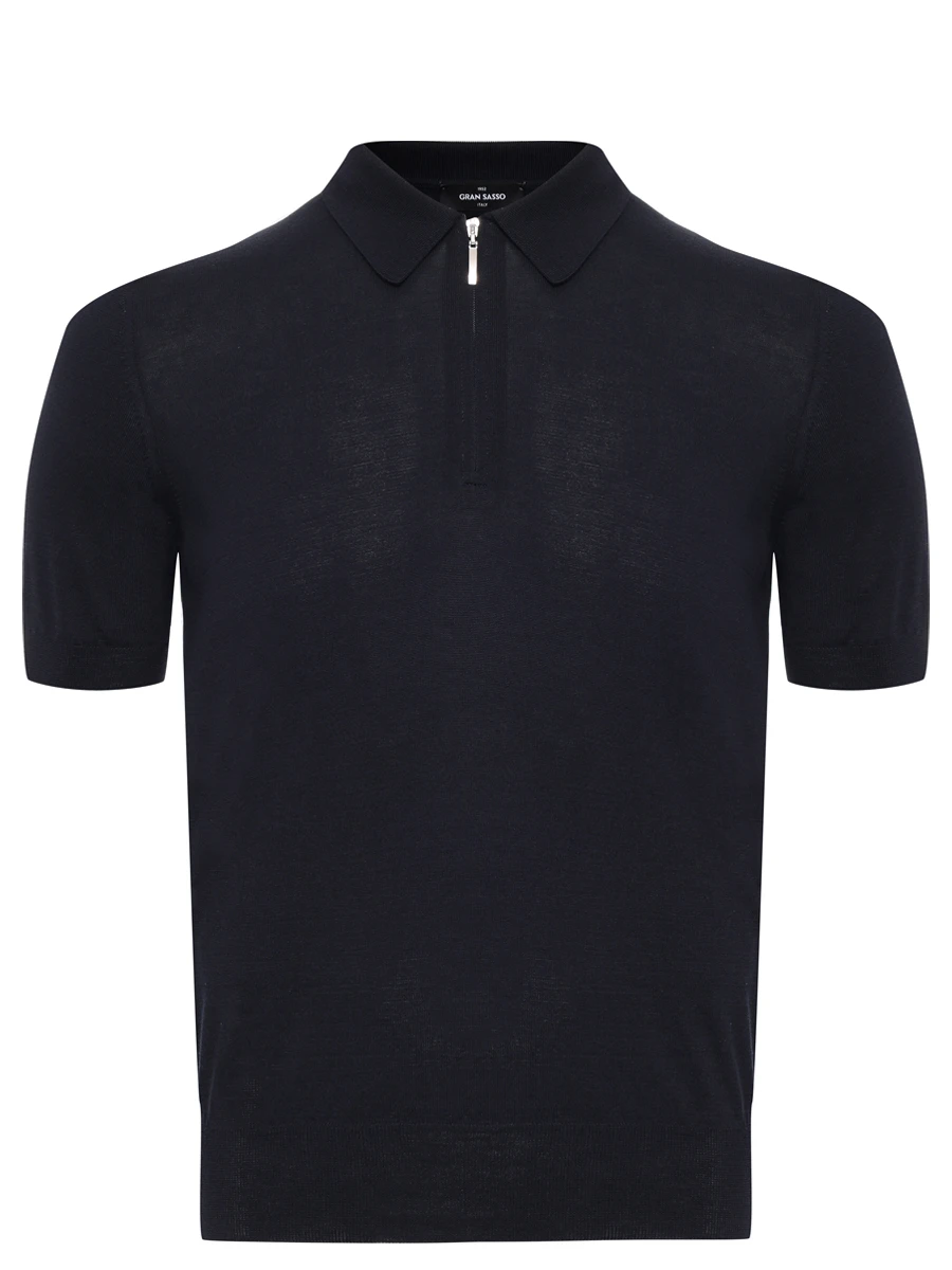 Поло из шелка и хлопка