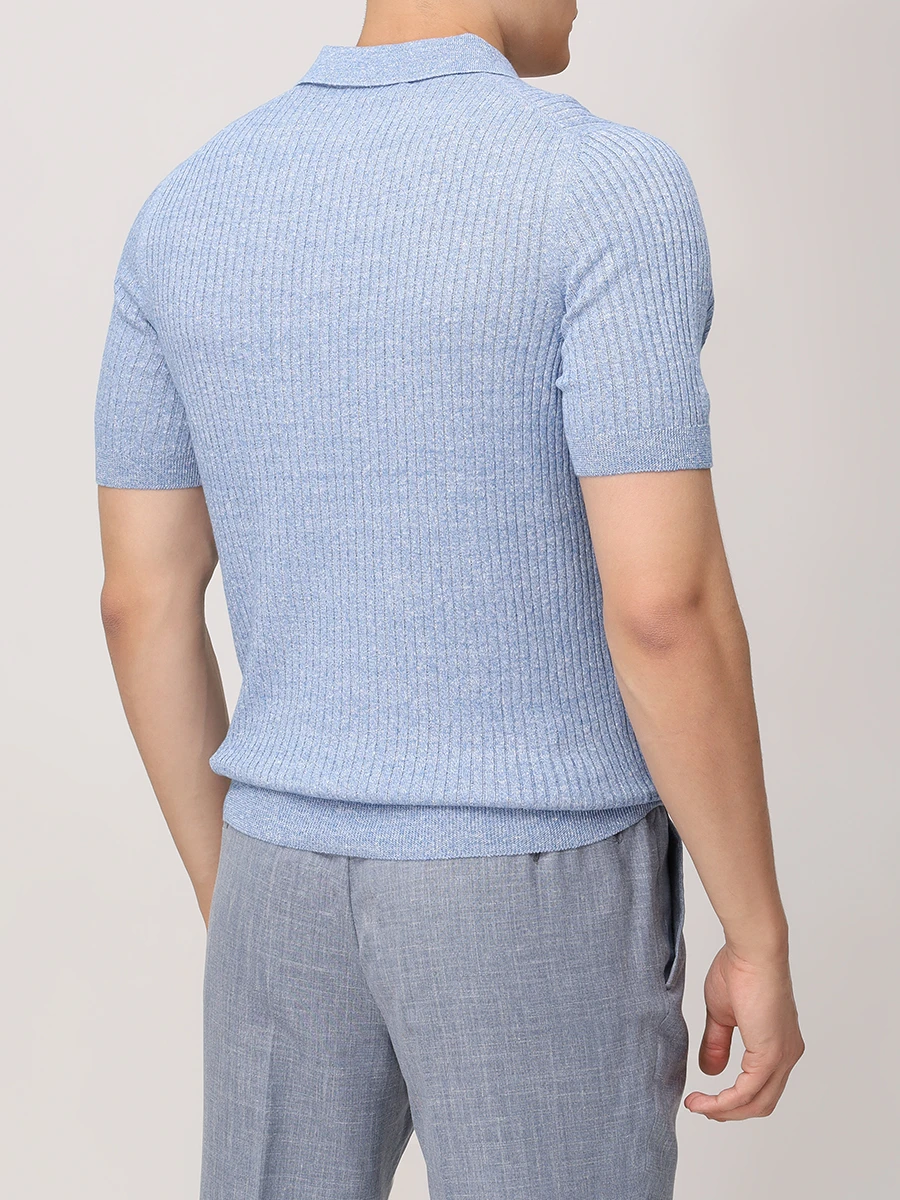 Поло изо льна и хлопка