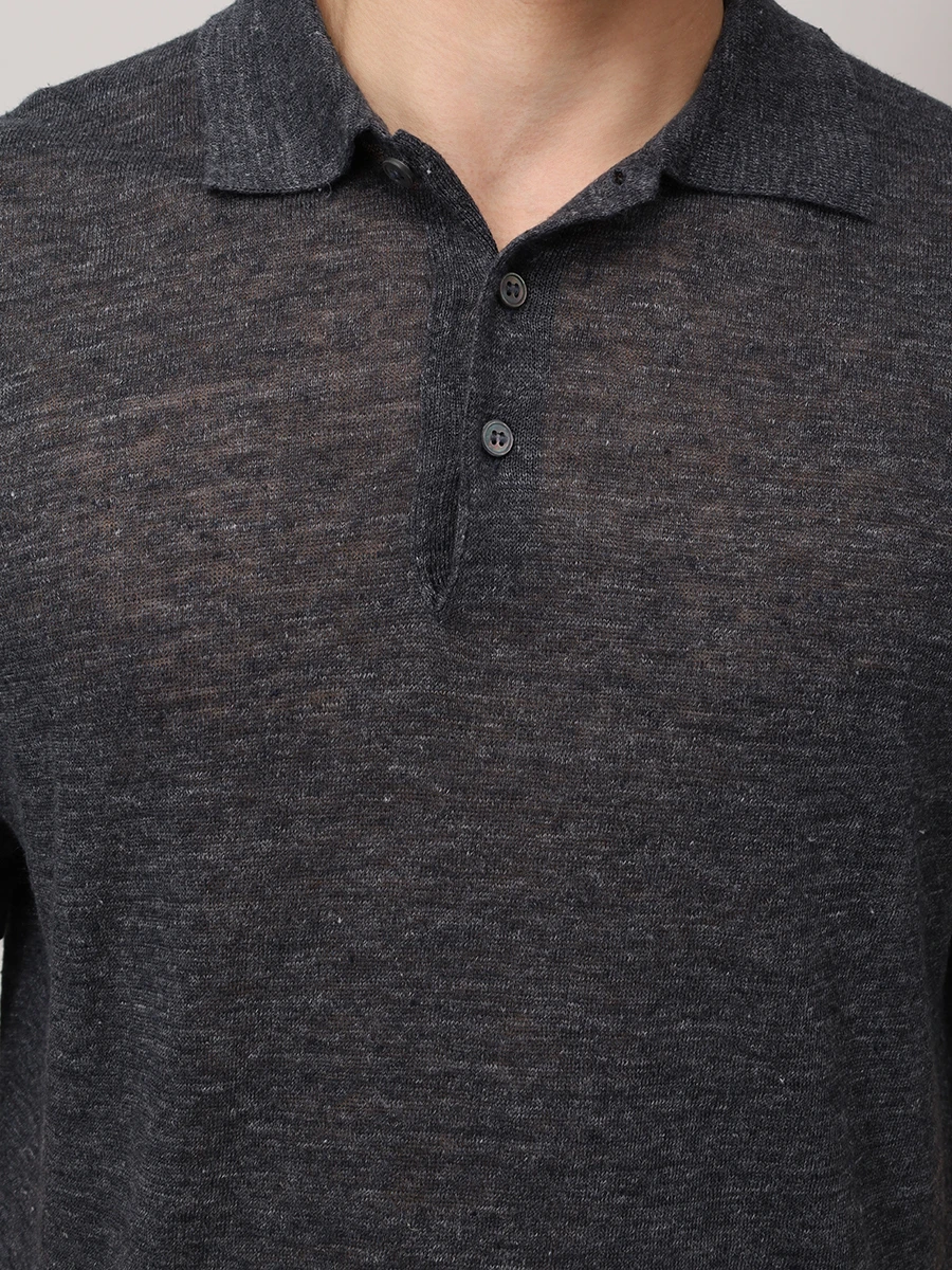 Поло льняное