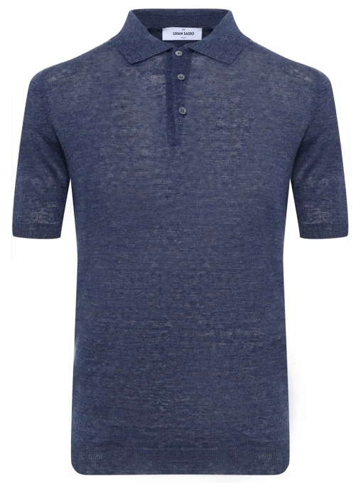 Поло льняное GRAN SASSO