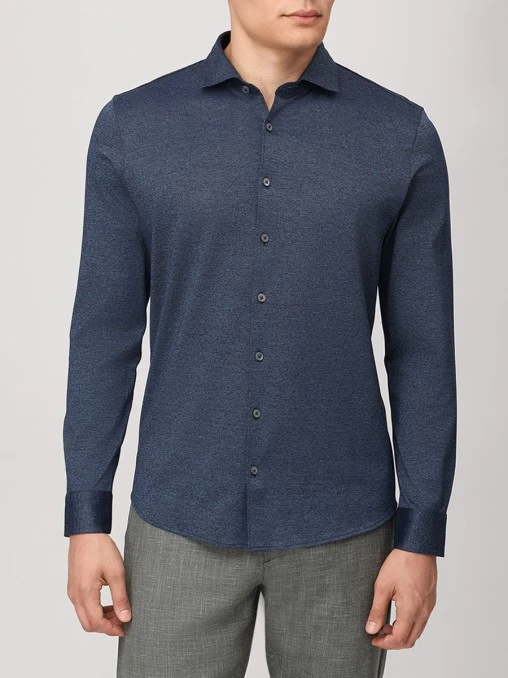 Рубашка Slim Fit хлопковая GRAN SASSO