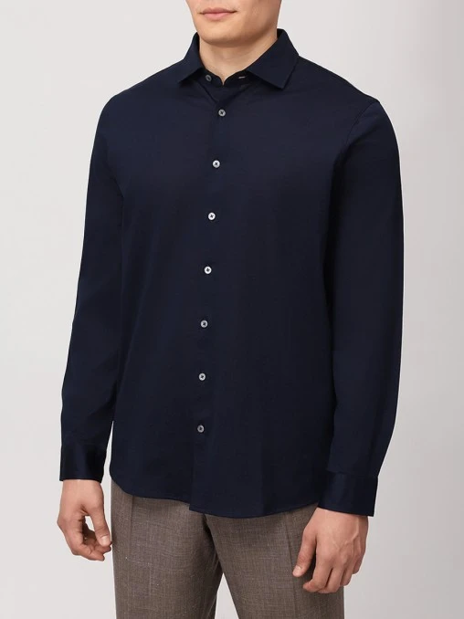Рубашка Slim Fit хлопковая GRAN SASSO