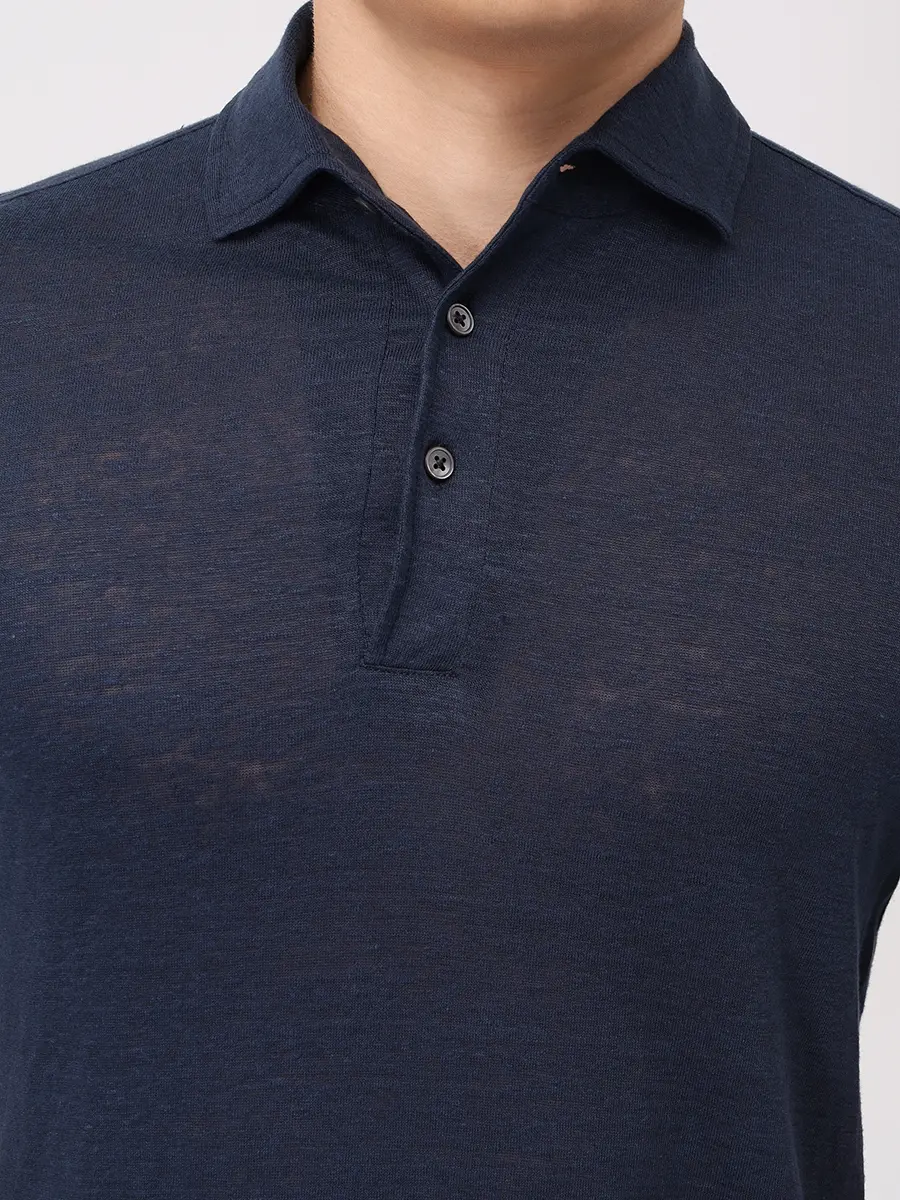 Поло льняное