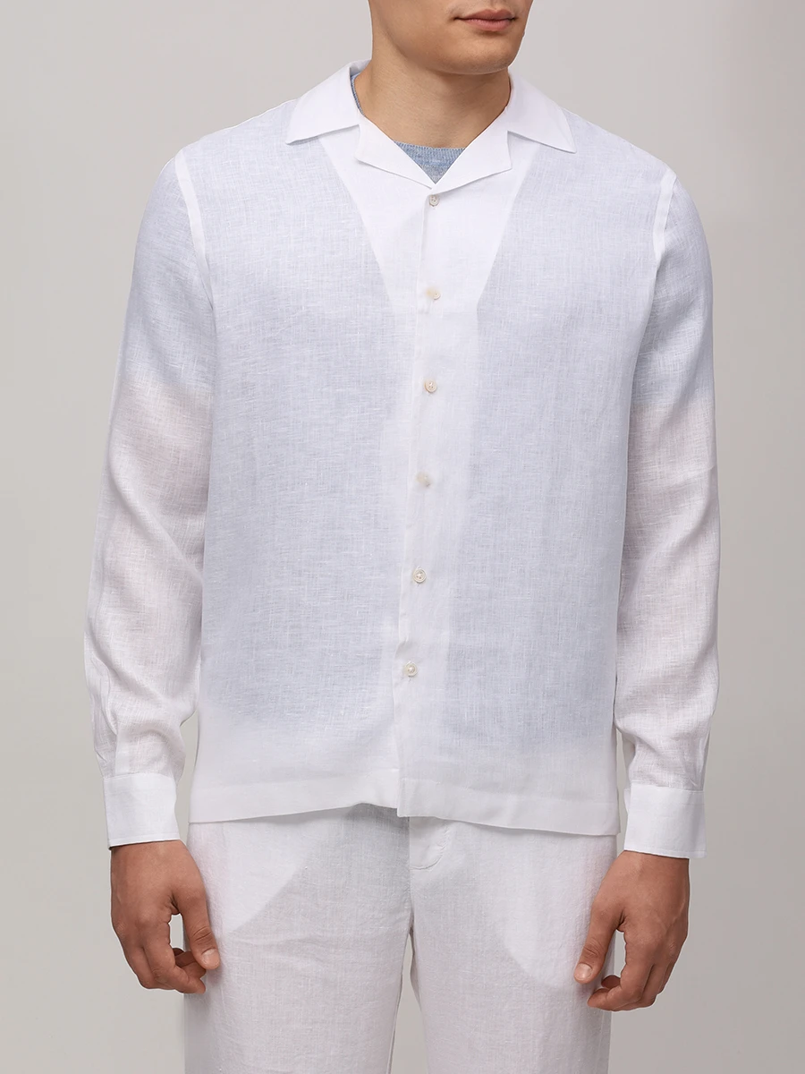 Рубашка Regular Fit льняная