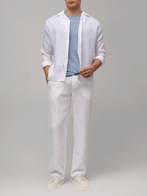 Рубашка Regular Fit льняная GRAN  SASSO