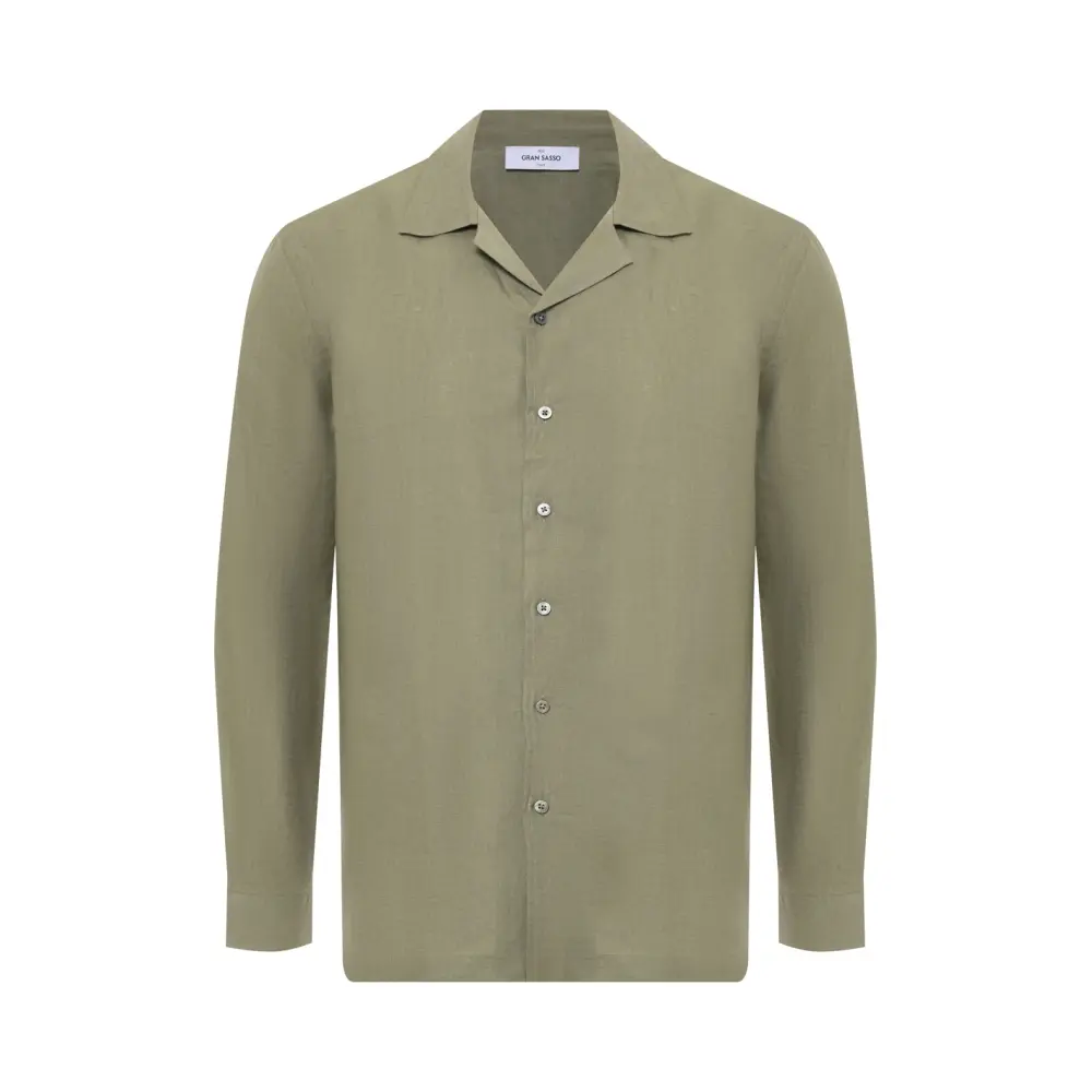 Рубашка Regular Fit льняная