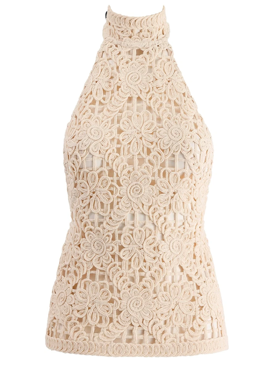 Топ-кроше хлопковый