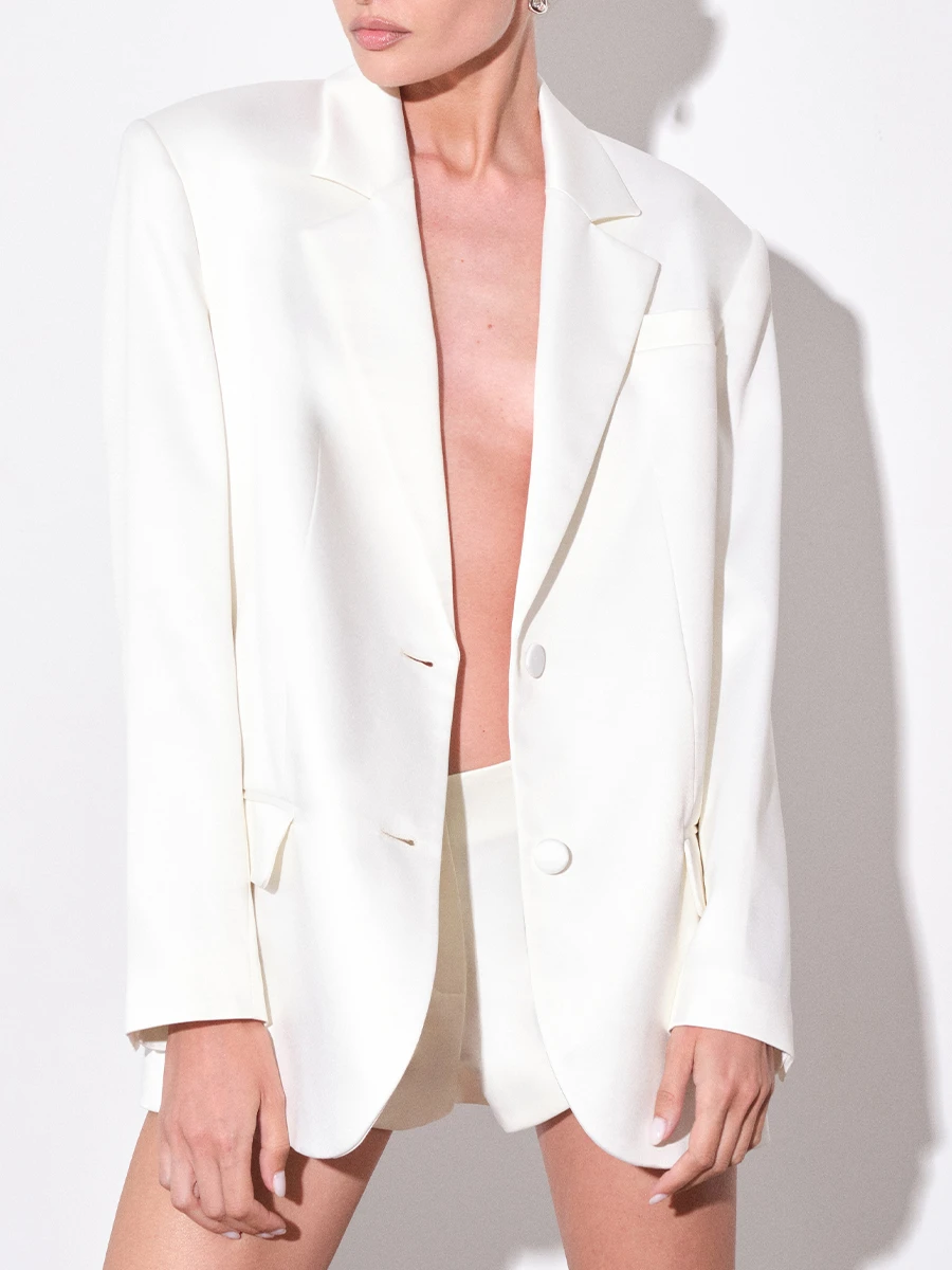 Пиджак атласный