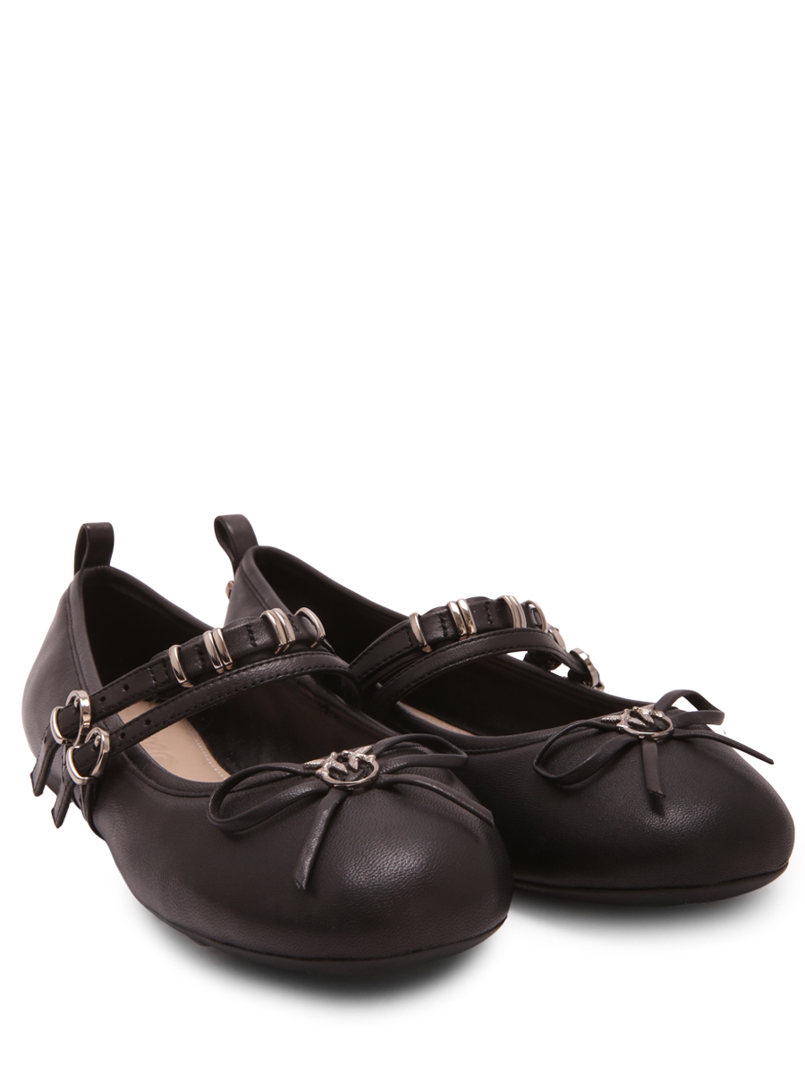 Балетки кожаные