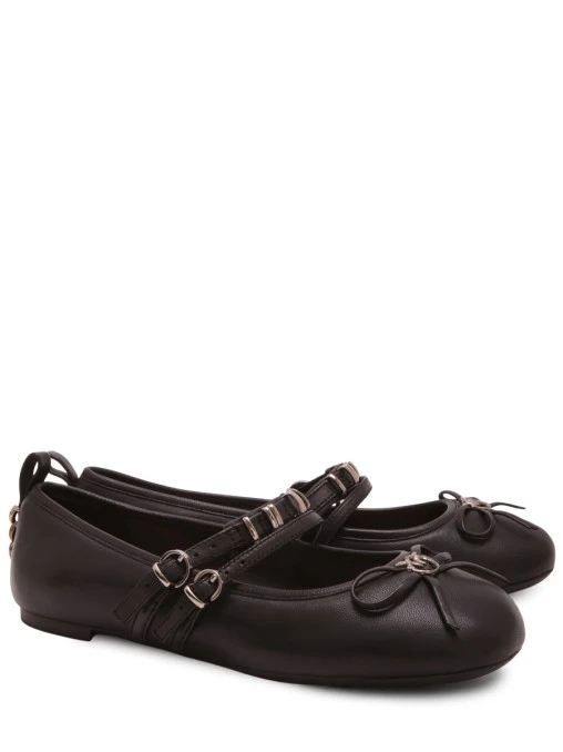 Балетки кожаные PINKO