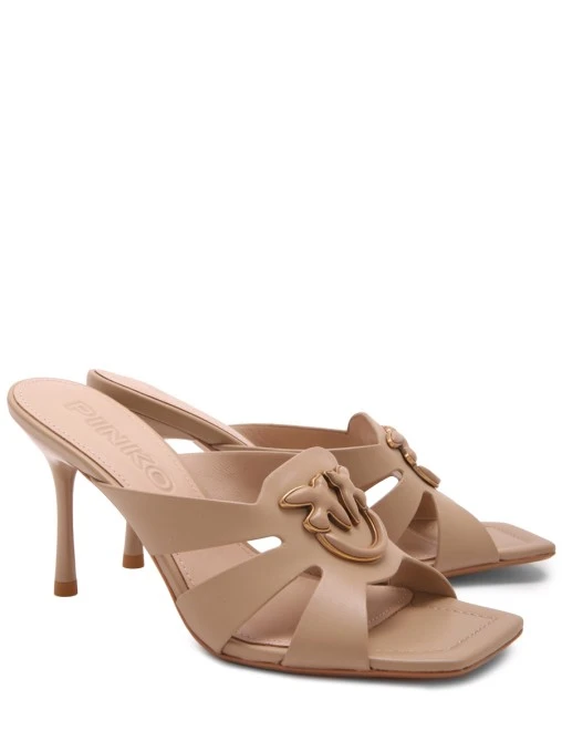 Мюли кожаные PINKO