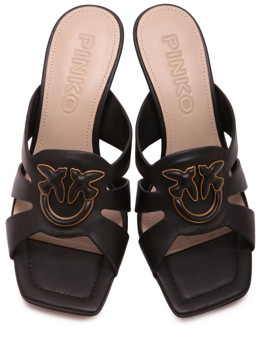 Мюли кожаные