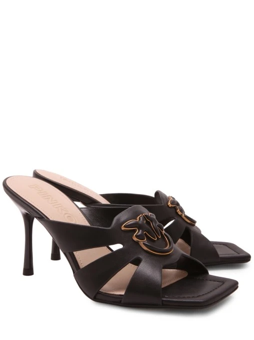 Мюли кожаные PINKO