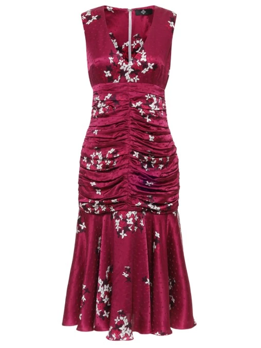 Платье Desert Rose шелковое WHITE LILY