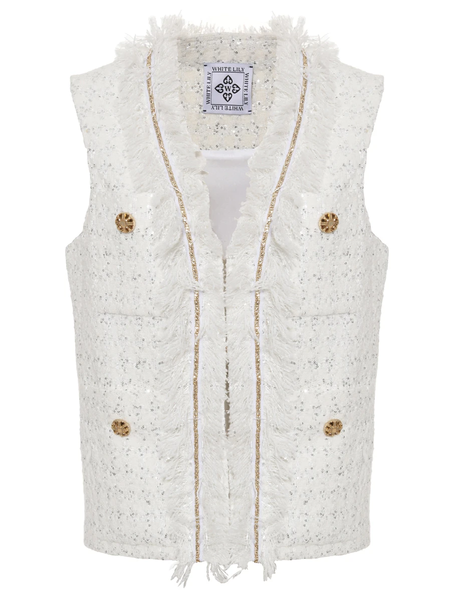 Жилет Nicole твидовый