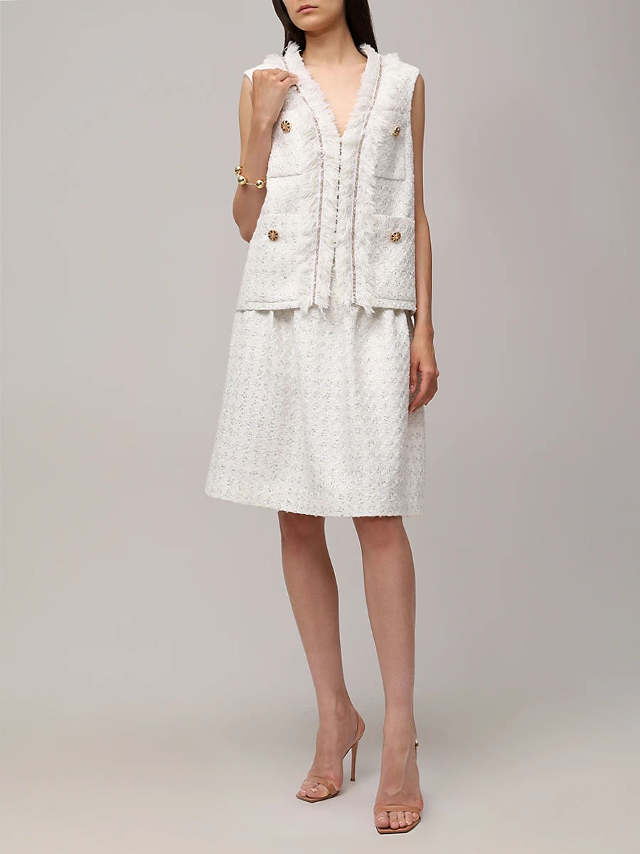 Жилет Nicole твидовый