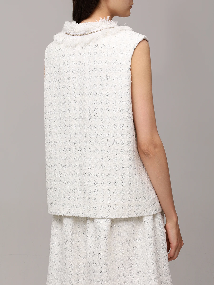 Жилет Nicole твидовый