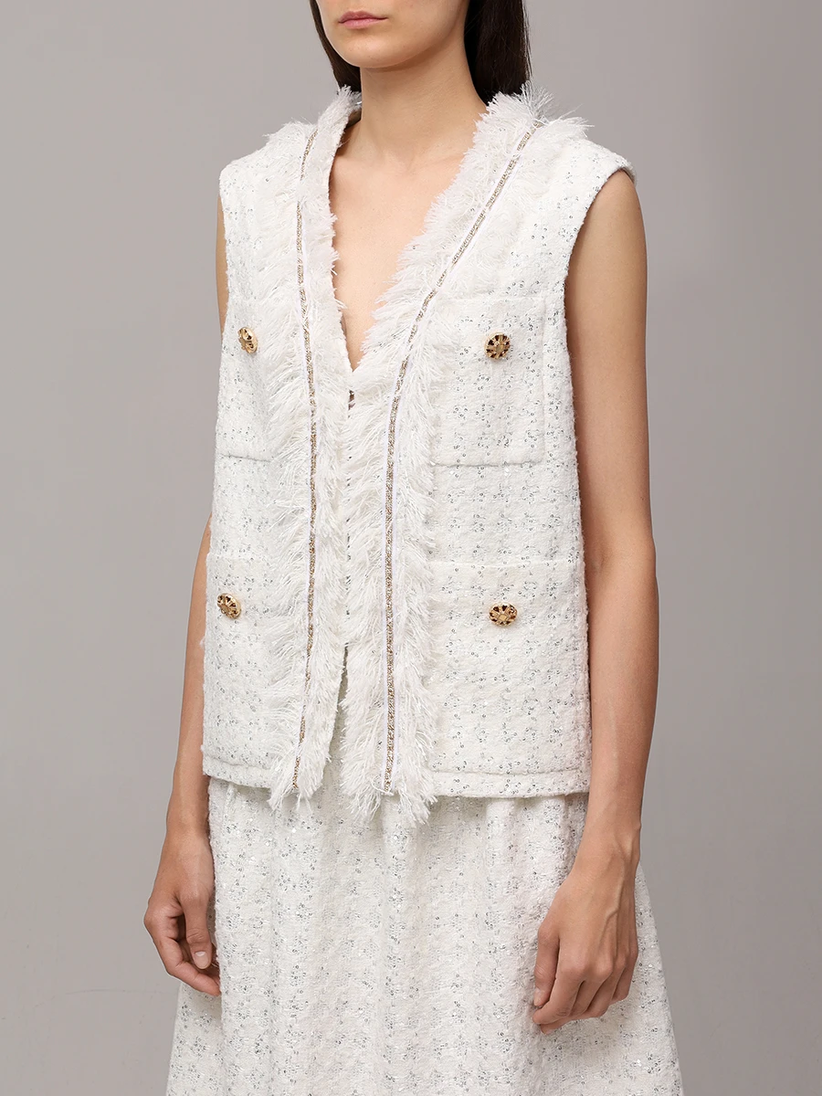 Жилет Nicole твидовый