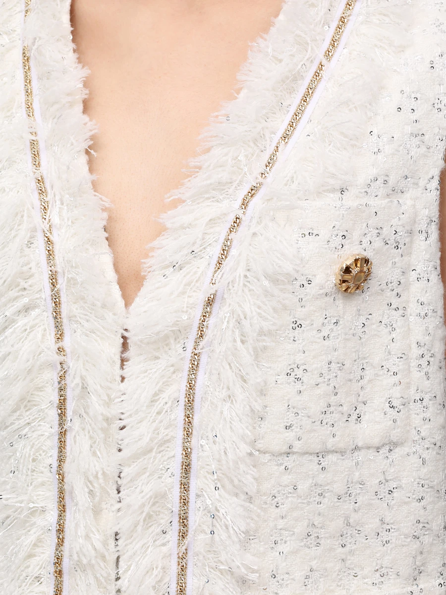 Жилет Nicole твидовый