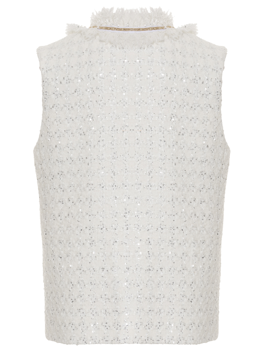 Жилет Nicole твидовый