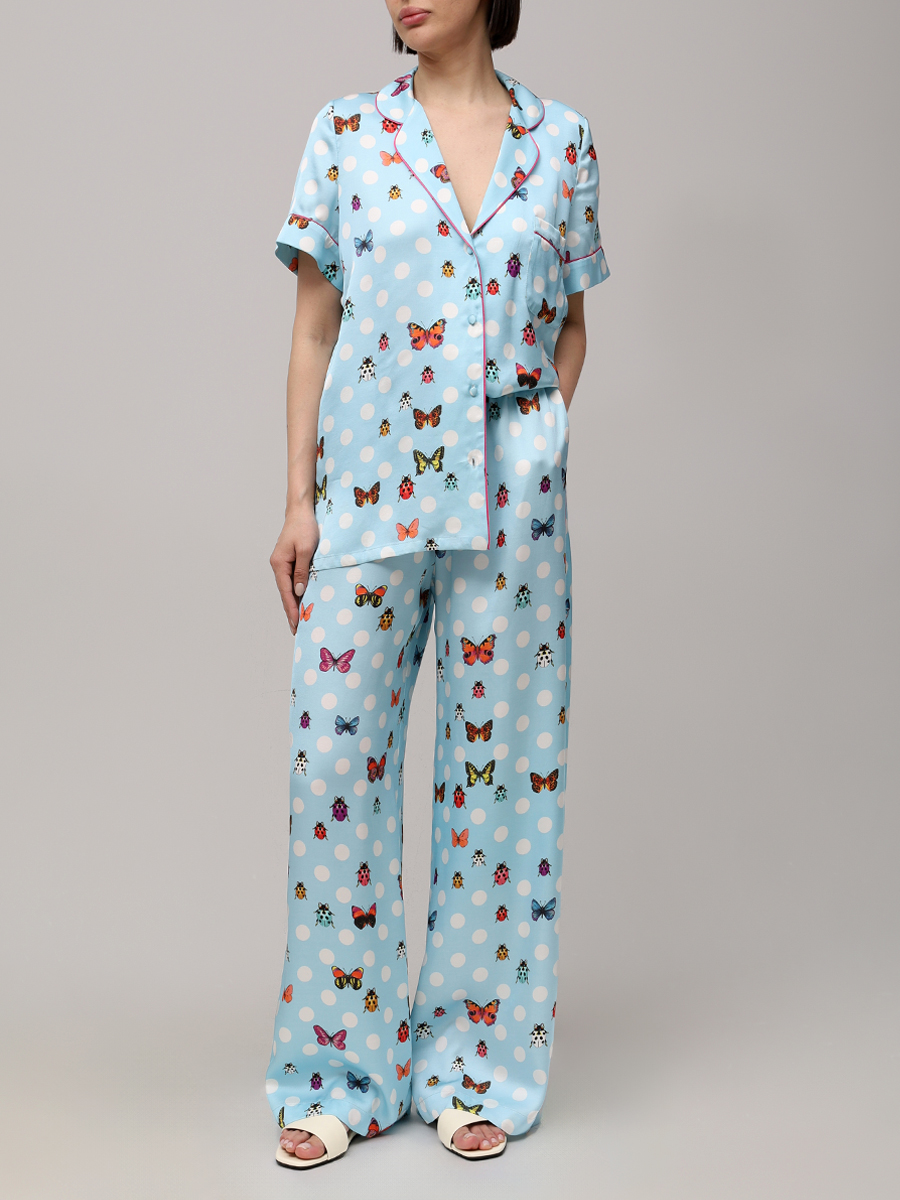 Костюм из шелка и вискозы Лола