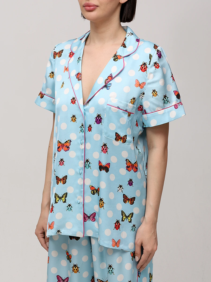 Костюм из шелка и вискозы Лола