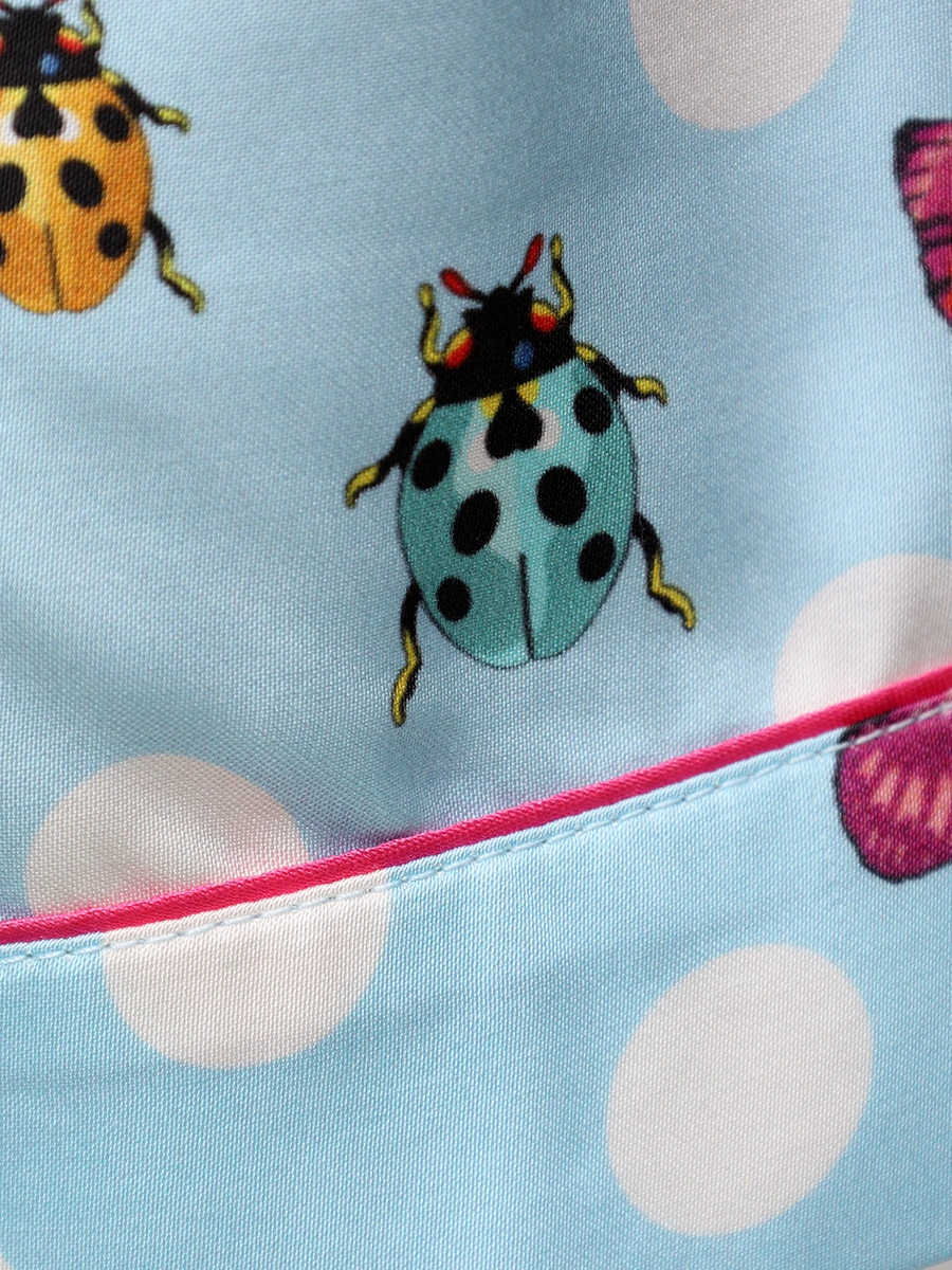 Костюм из шелка и вискозы Лола