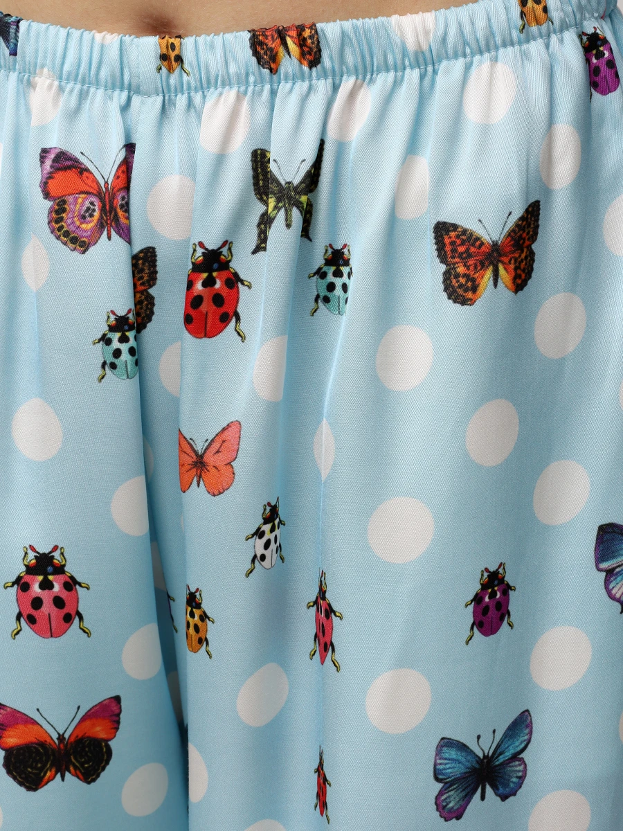 Костюм из шелка и вискозы Лола