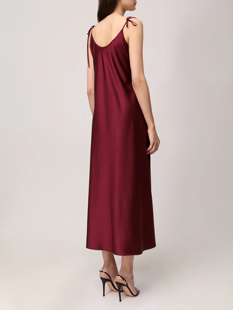 Платье из шелка и вискозы Белла