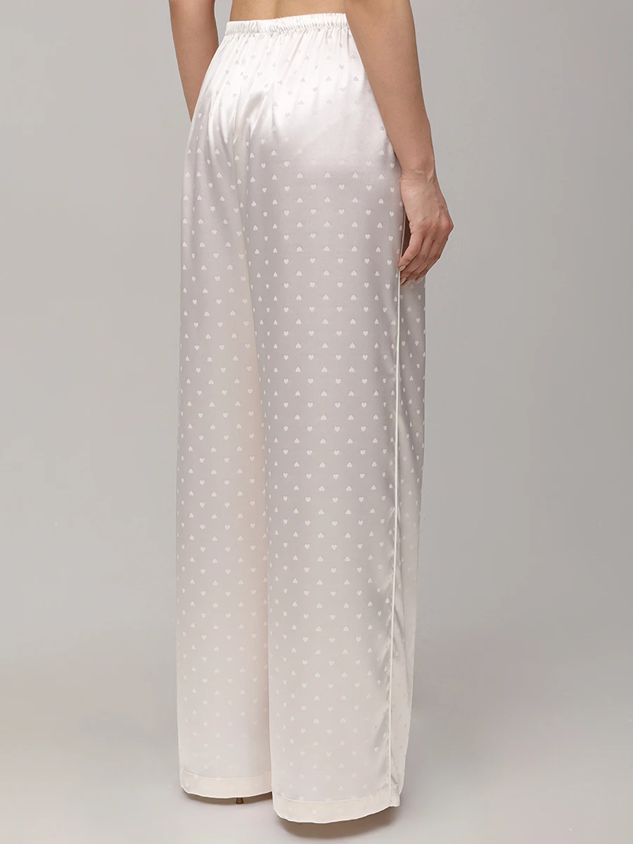 Костюм из шелка и вискозы Сердечки