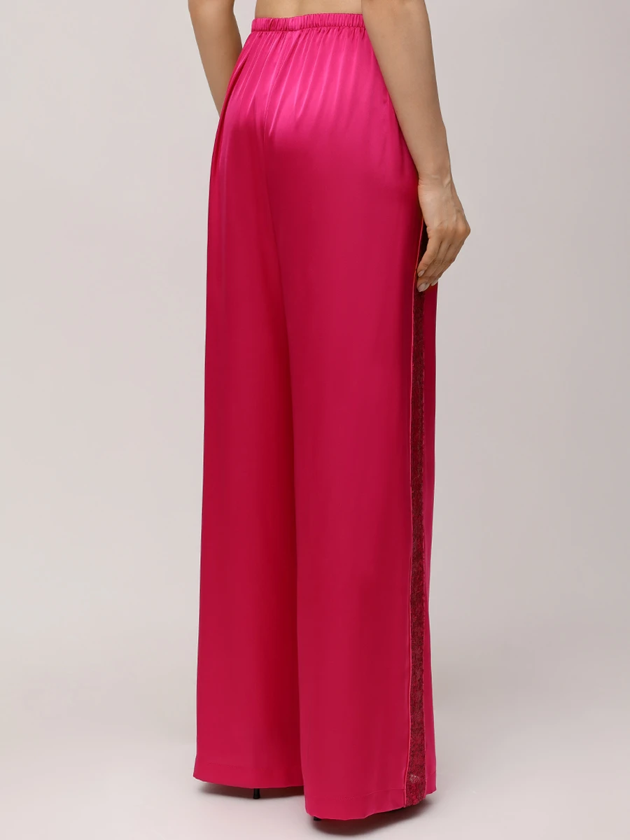 Костюм из шелка и вискозы Фуксия