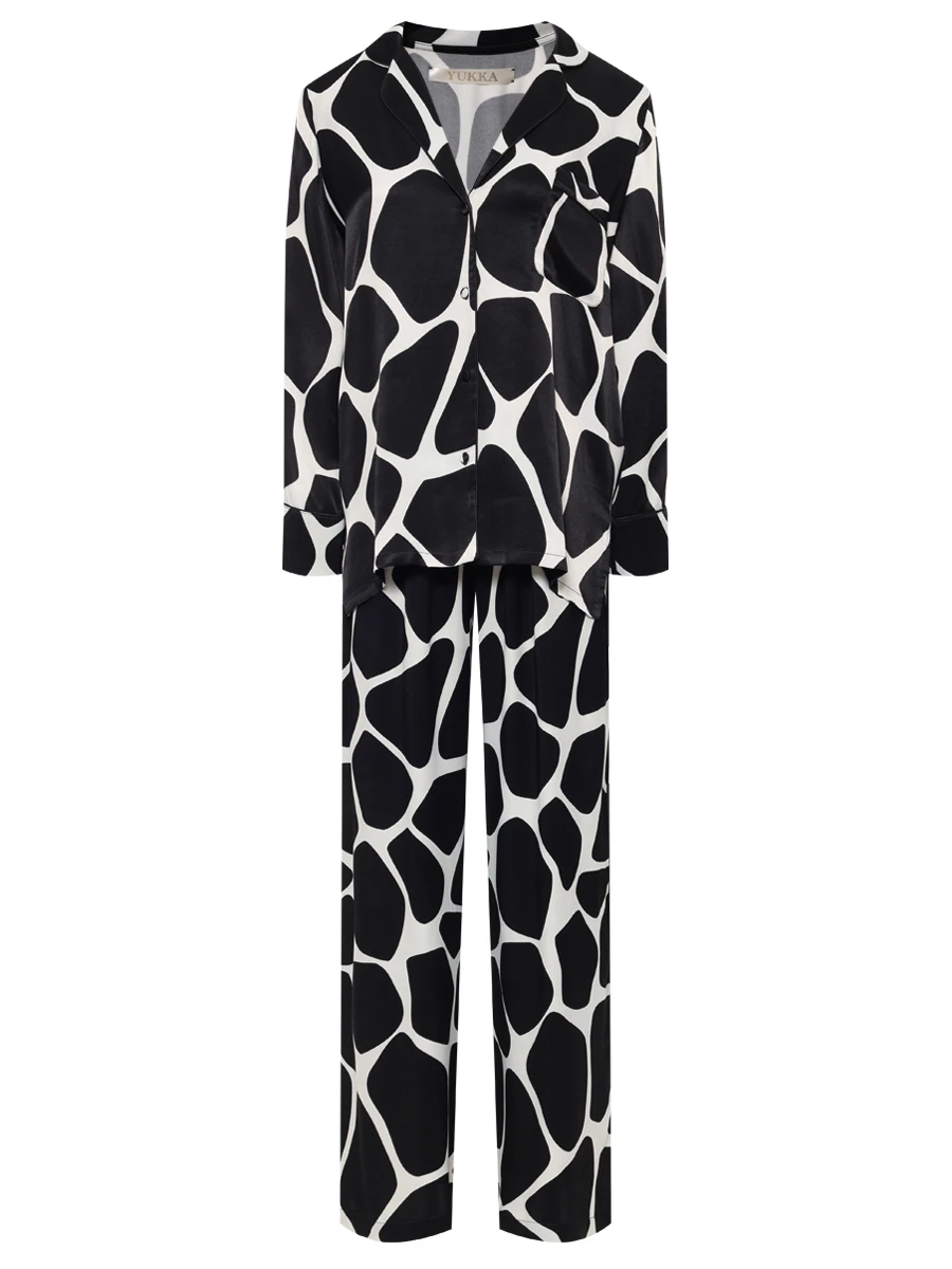 Костюм из шелка и вискозы Агата